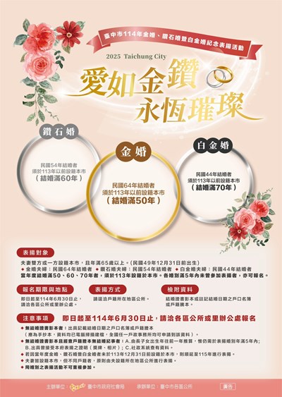 114年金鑽婚活動-海報