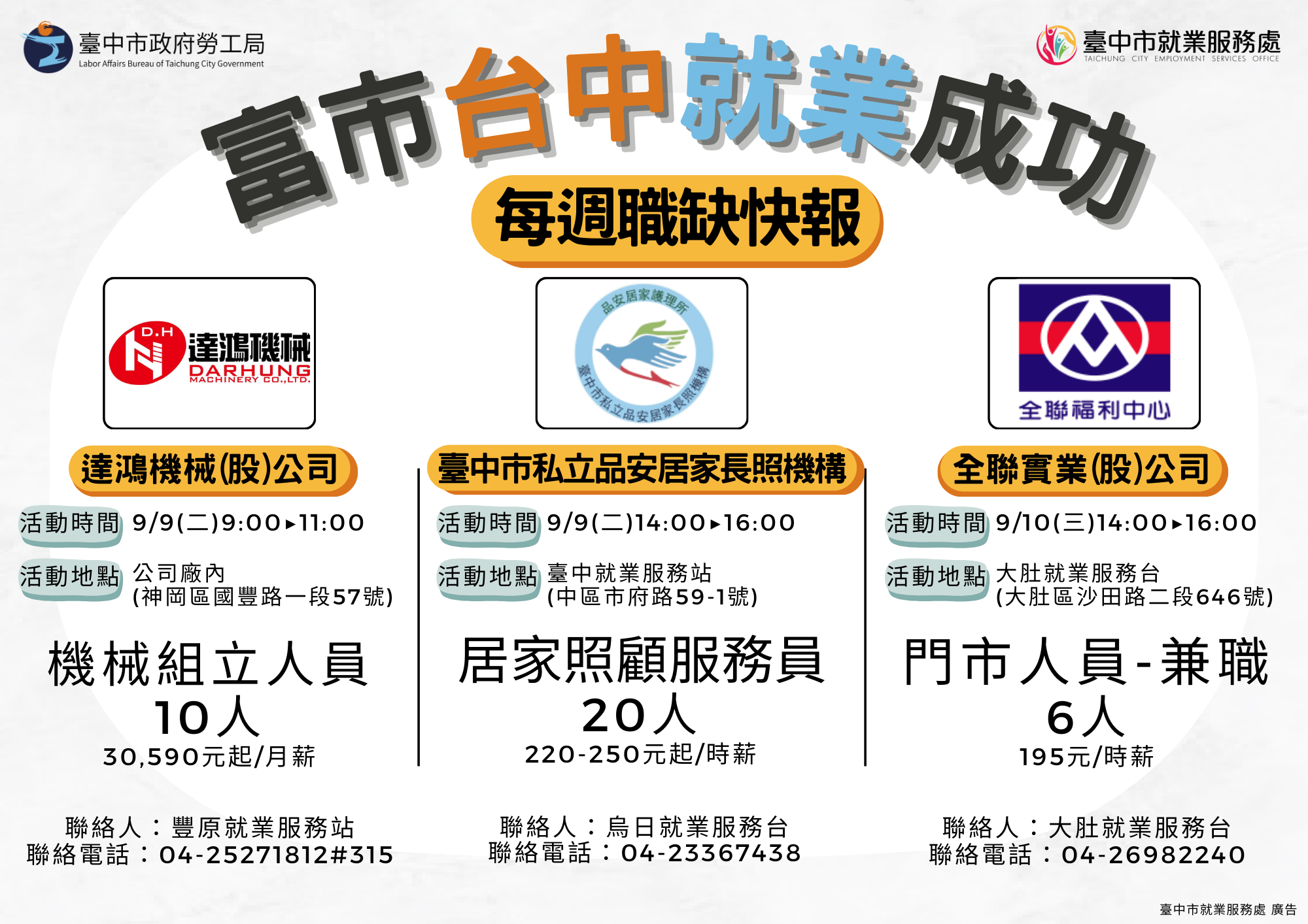 每週職缺快報