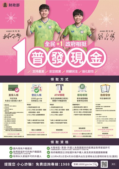 全民+1 政府相挺海報