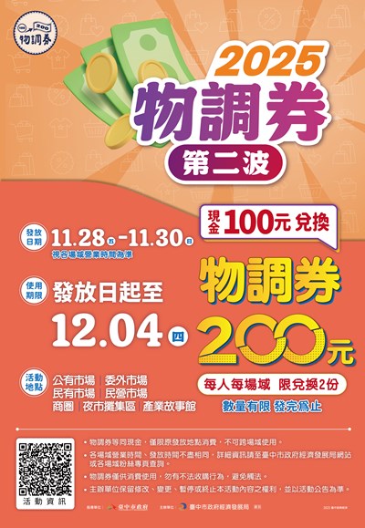 2025物調券第二波