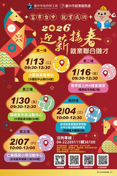 富市台中 就業成功