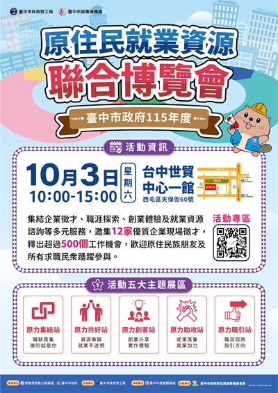 原住民就業資源聯合博覽會活動
